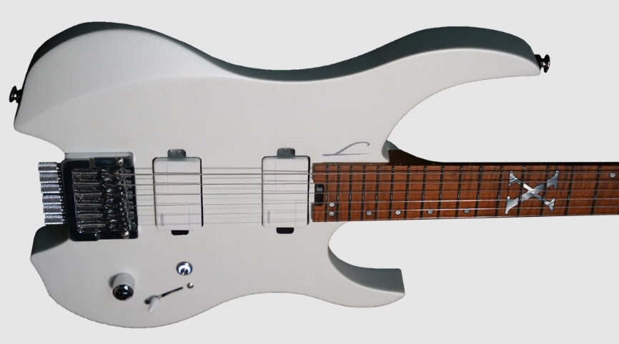 Legator Ghost G6a 10th Anniversary Jap Hh Fishman Fluence Modern Ht Mn - Alpine White - E-Gitarre aus Metall - Variation 2