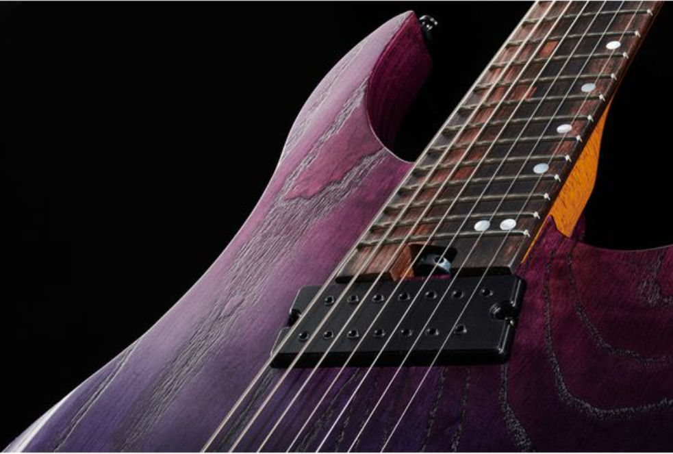 Legator Ghost G7fp Performance 7c Multiscale 2h Ht Eb - Iris Fade - Multi-Scale Guitar - Variation 4