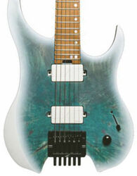E-gitarre aus metall Legator Ghost G6OD - Arctic blue