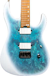 E-gitarre aus metall Legator Ninja Overdrive N6OD - Arctic blue