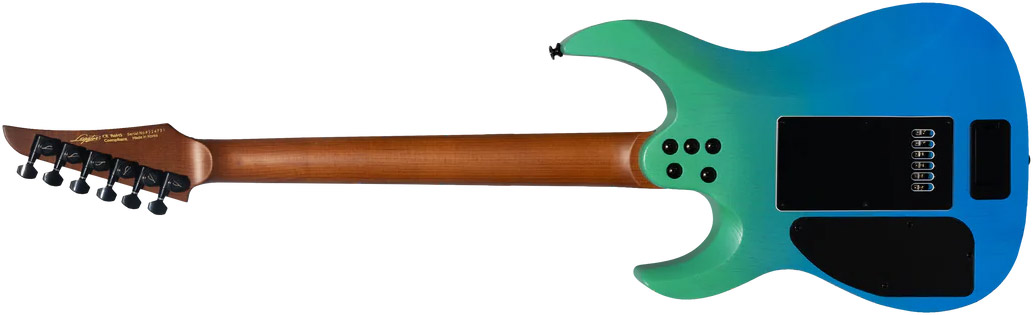 Legator Ninja N6ep Performance 2h Fishman Fluence Modern Ht Ric - Pacific Aqua - E-Gitarre aus Metall - Variation 1