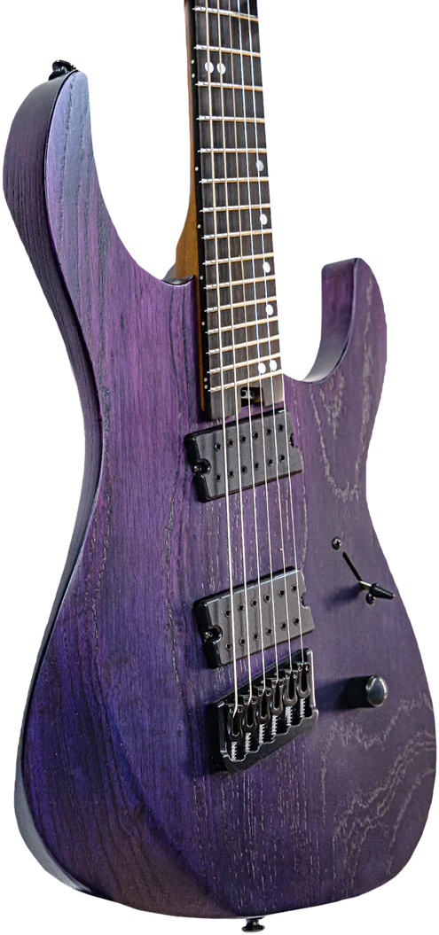 Legator Ninja N6fp Performance Multiscale 2h Ht Eb - Iris Fade - Multi-Scale Guitar - Variation 2