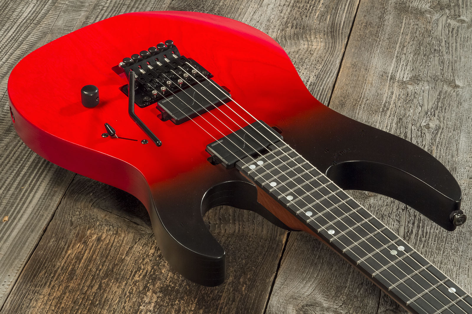 Legator Ninja N6fr 2h Fishman Fluence Modern Fr Eb - Crimson - E-Gitarre aus Metall - Variation 2