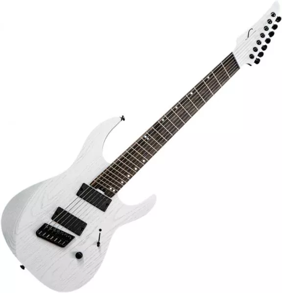Multi-scale guitar Legator Ninja Performance N7FP - White