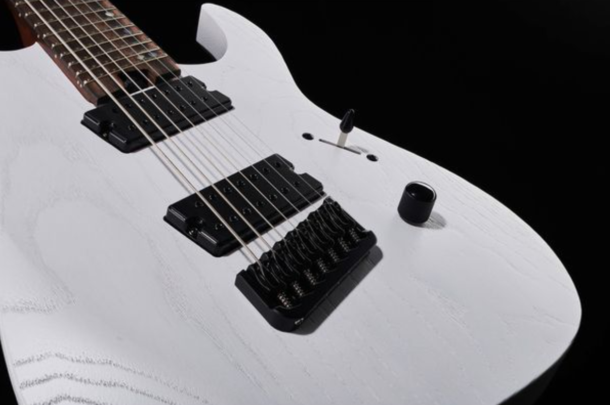 Legator Ninja N7fp Performance 7c Multiscale 2h Ht Eb - White - Multi-Scale Guitar - Variation 4
