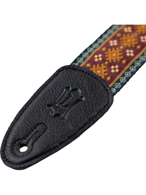 Levy's 5 Cm, Tissu Avec Motifs Hootenany, Dos Polypropylene - Design 026 - Gitarrengurt - Variation 2