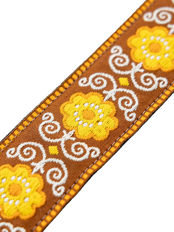 Levy's Courroie Tissu Avec Motifs Hootenany, 4 Portes Mediators, 5 Cm - Design 27 - Gitarrengurt - Variation 1