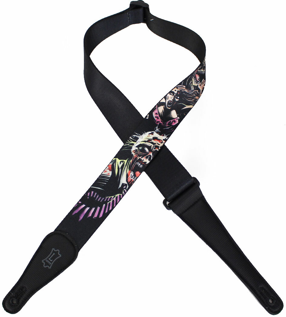 Levy's Mpnz2-002 Zombie Polyester Guitar Strap 2inc - Gitarrengurt - Main picture