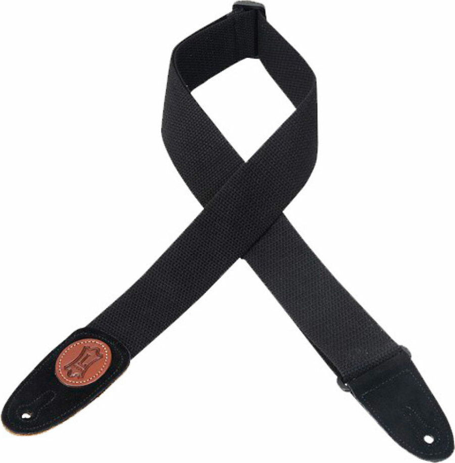Levy's Mssc8-blk Cotton Guitar Strap 2inc - Gitarrengurt - Main picture