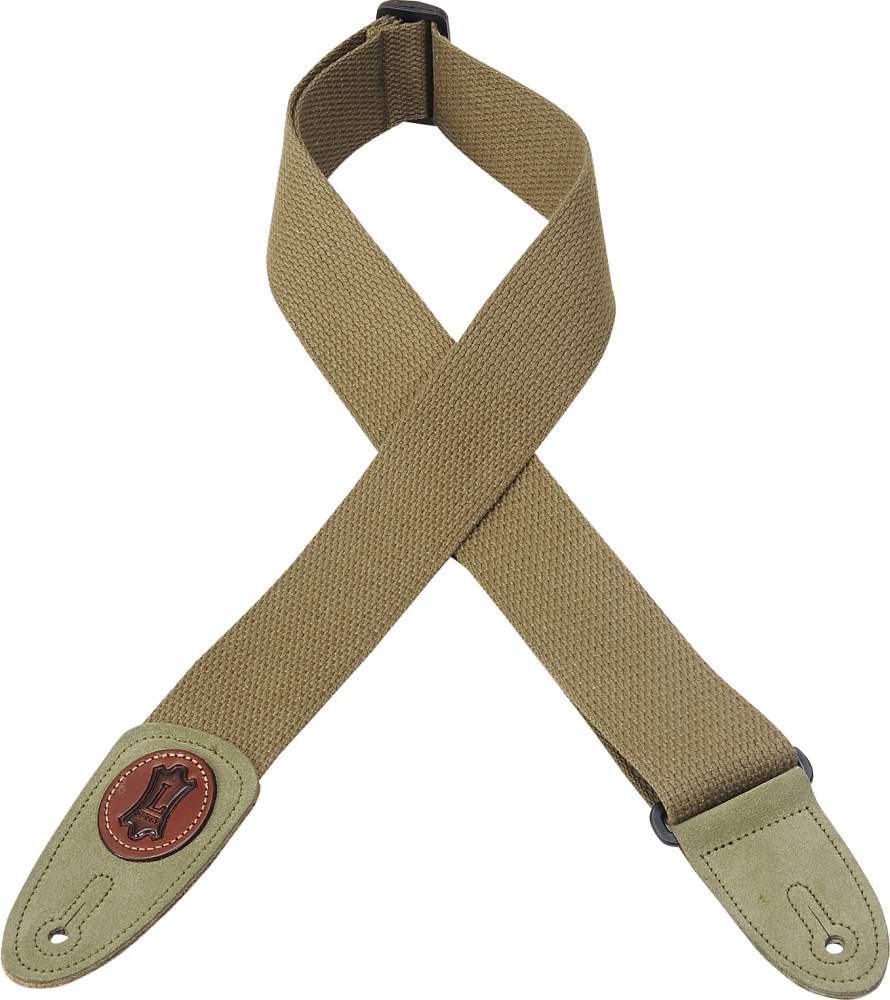 Levy's Mssc8-grn Cotton Guitar Strap 2inc - Gitarrengurt - Main picture