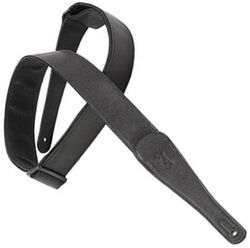 Gitarrengurt Levy's M7GG-BLK Garment Leather Guitar Strap - Black