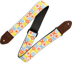 Gitarrengurt Levy's Mid Century Modern Series - 5 cm polyester, Retro Flower