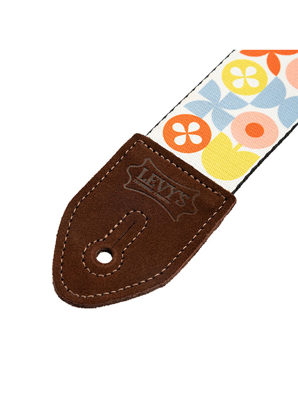 Levy's Mid Century Modern Series - 5 Cm Polyester, Retro Flower - Gitarrengurt - Variation 2