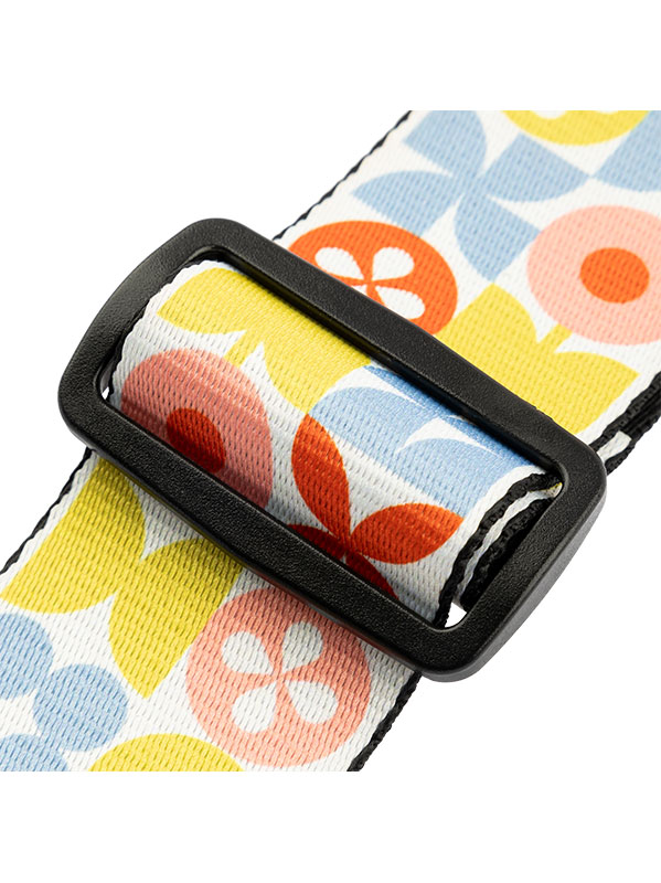 Levy's Mid Century Modern Series - 5 Cm Polyester, Retro Flower - Gitarrengurt - Variation 1