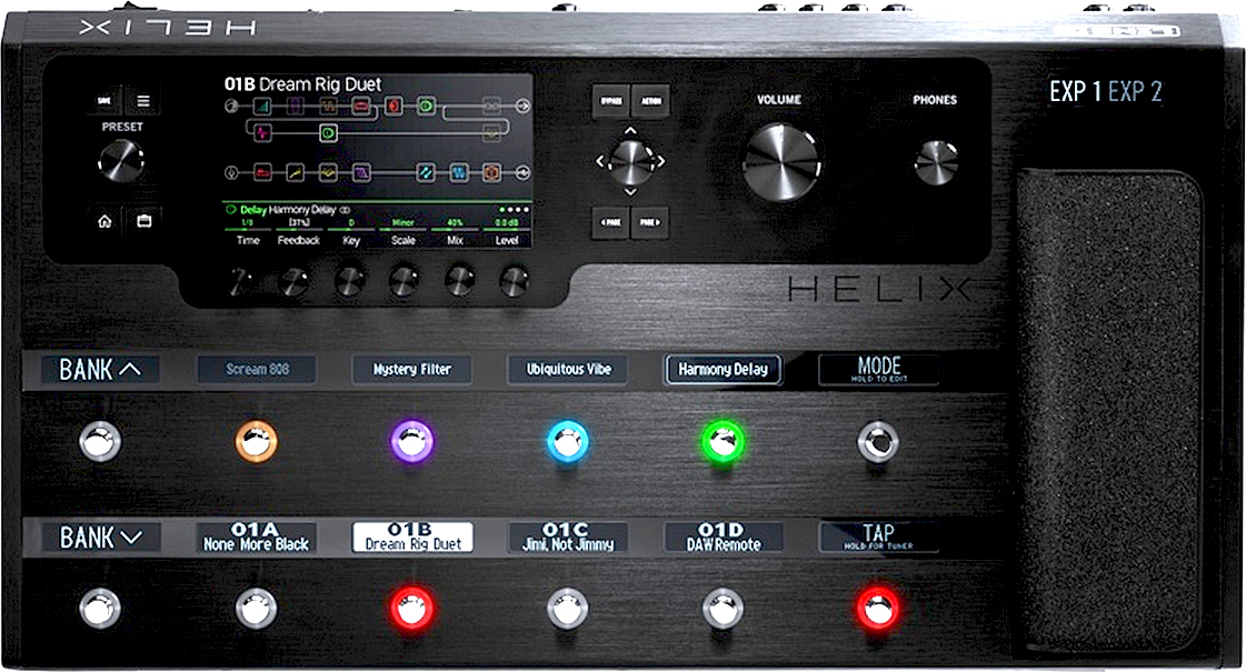 Line 6 Helix Floor Guitar Processor - Gitarrenverstärker-Modellierungssimulation - Main picture