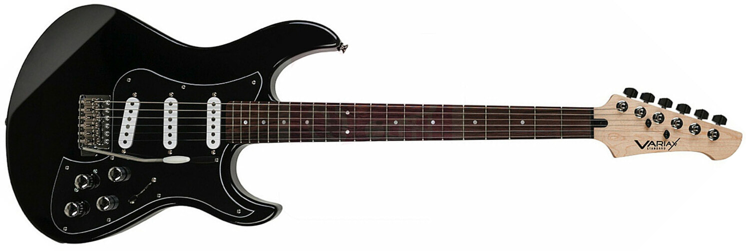 Line 6 Variax Standard Sss Trem Rw - Midnight Black - Midi-/Digital-/Modeling Gitarren - Main picture