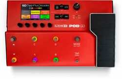 Multieffektpedal Line 6 Pod Go Limited Edition Red
