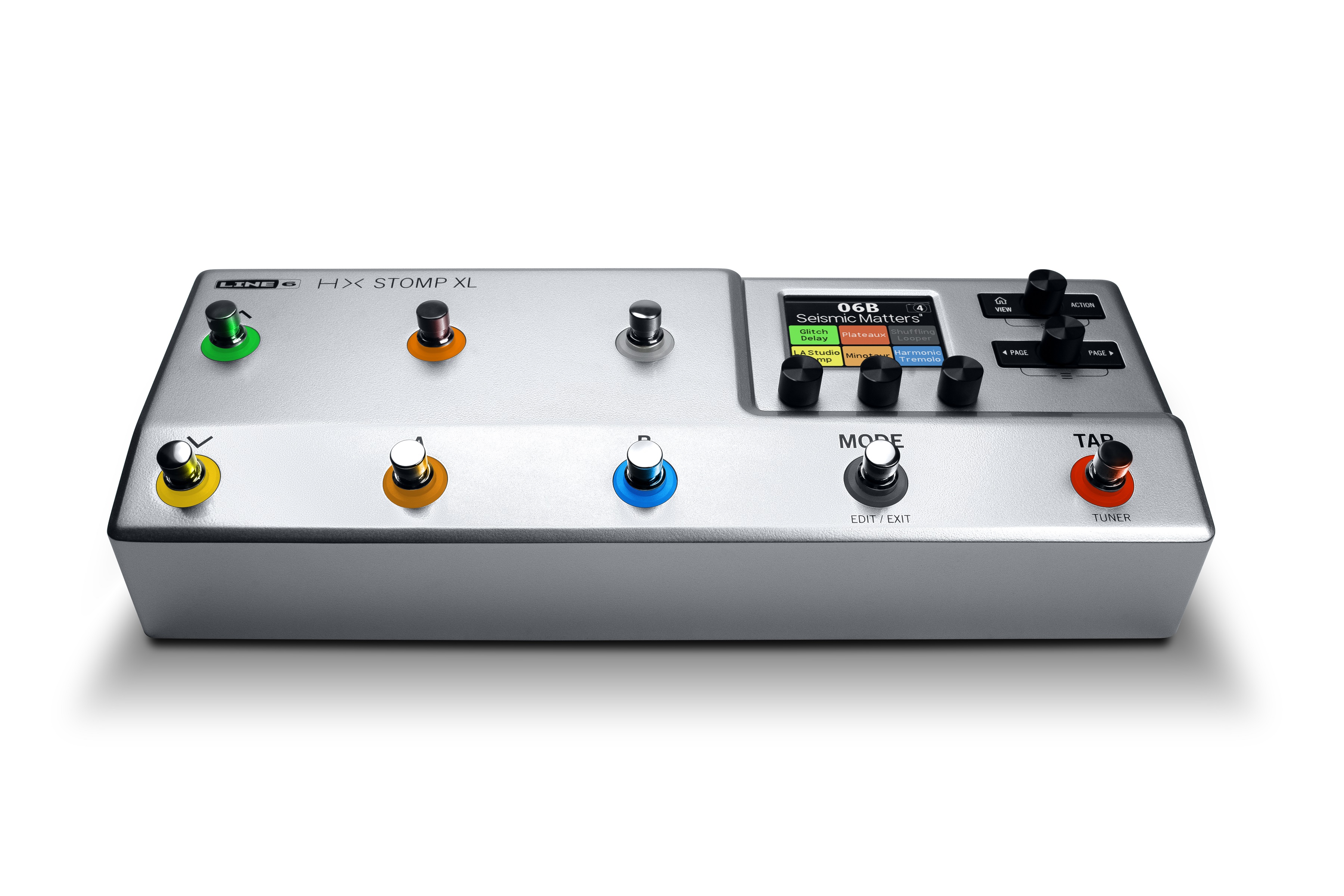 Line 6 Hx Stomp Xl Limited Silver - Gitarrenverstärker-Modellierungssimulation - Variation 2