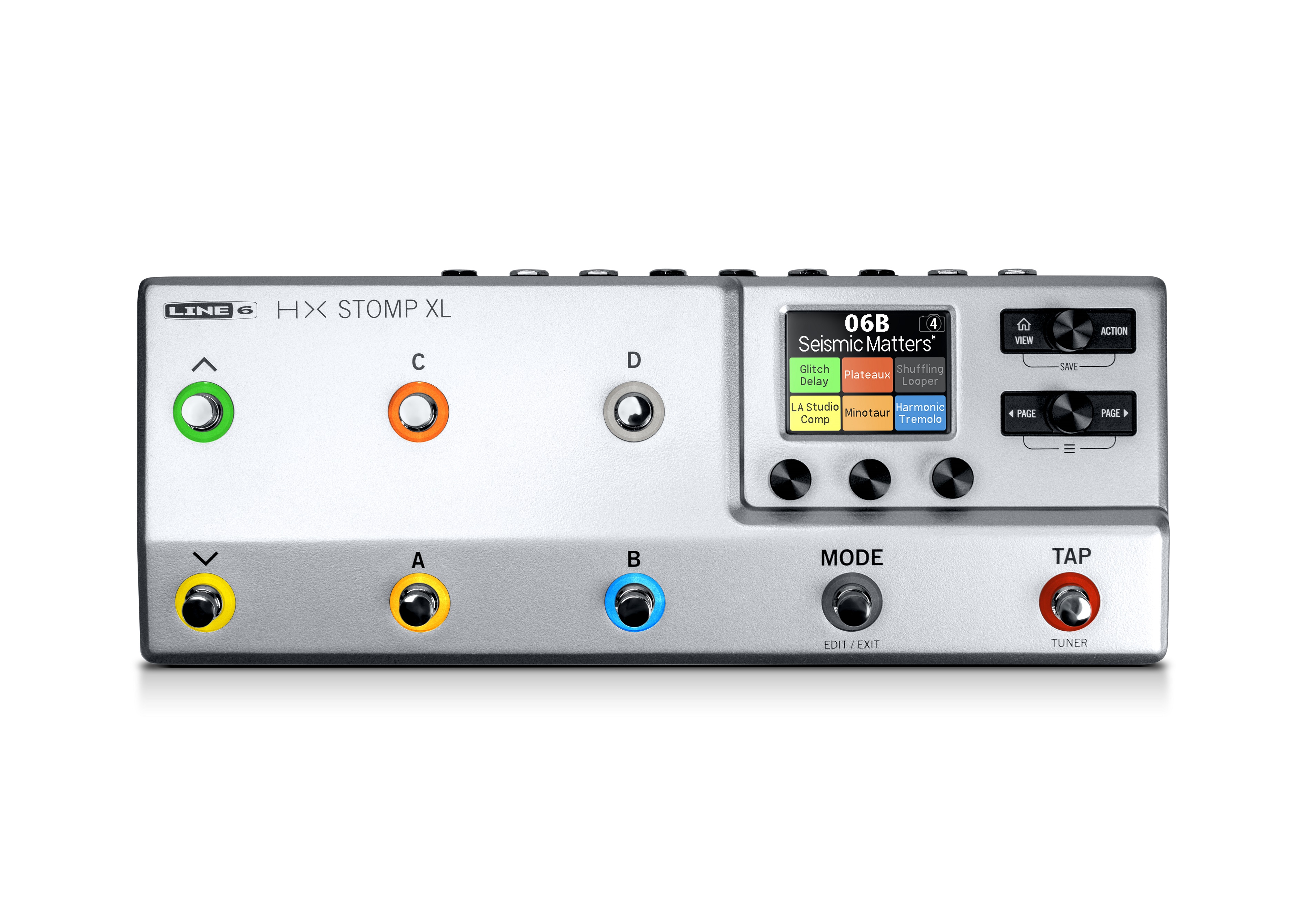 Line 6 Hx Stomp Xl Limited Silver - Gitarrenverstärker-Modellierungssimulation - Variation 3