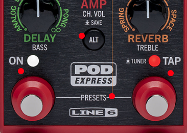 Line 6 Pod Express Guitar - Multieffektpedal - Variation 13