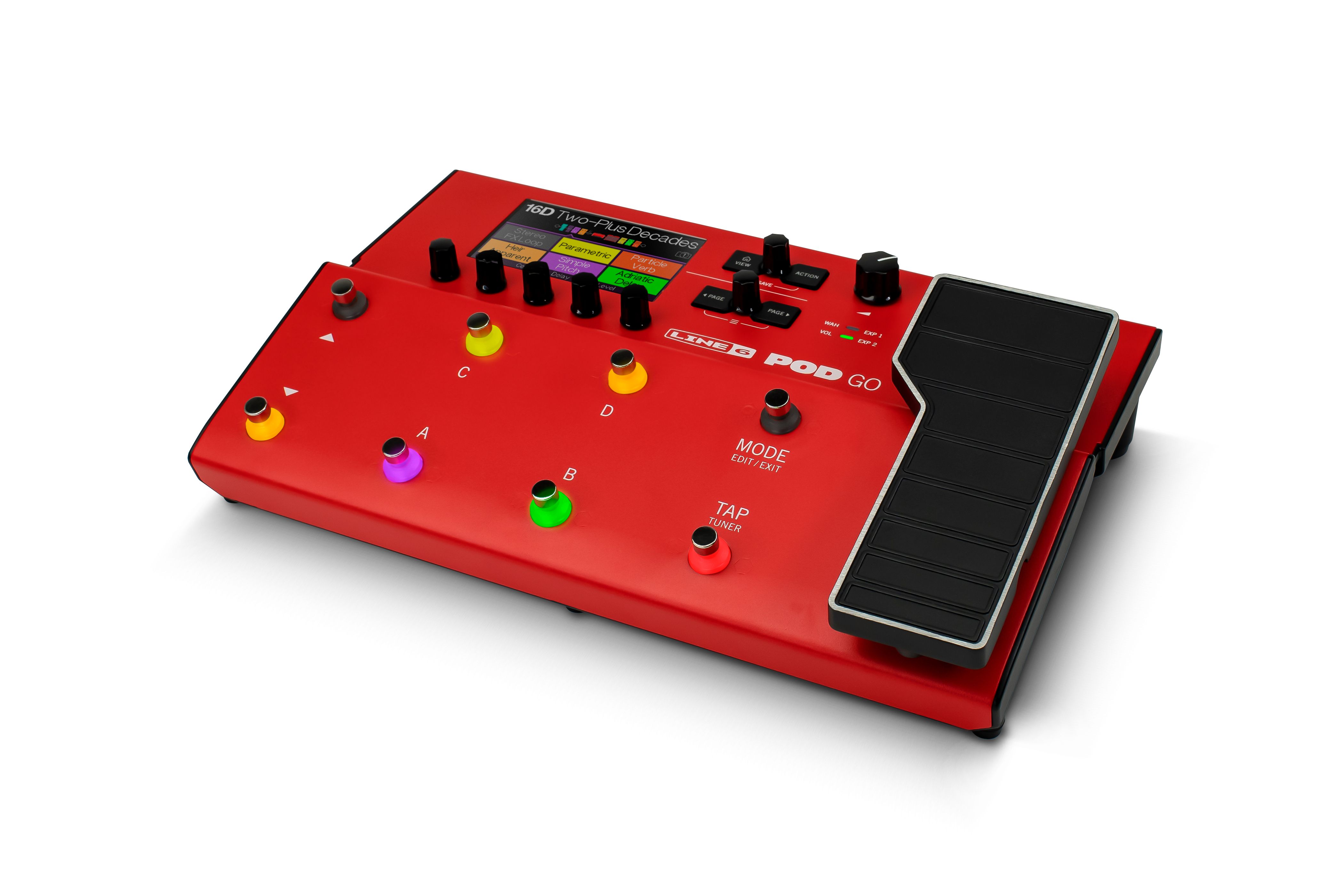 Line 6 Pod Go Limited Edition Red - Gitarrenverstärker-Modellierungssimulation - Variation 2