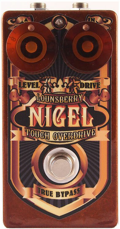 Lounsberry Pedals Ngo-1 Nigel Touch Overdrive Standard - Overdrive/Distortion/Fuzz Effektpedal - Main picture