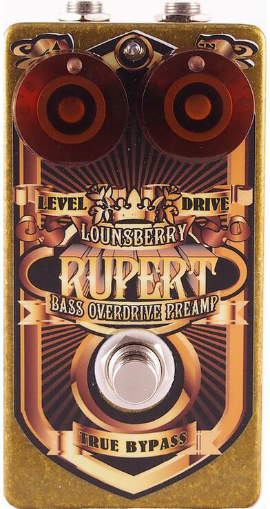 Lounsberry Pedals Rbo-1 Rupert Bass Overdrive Standard - Overdrive/Distortion/Fuzz Effektpedal - Main picture
