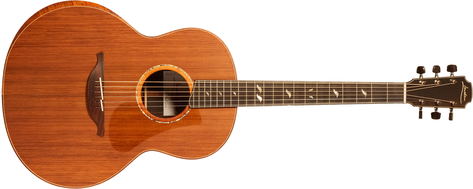 Lowden Custom Shop F50 Auditorium Sinker Redwood Macassar Ebony Eb #26347 - Natural - Folk-Gitarre - Main picture