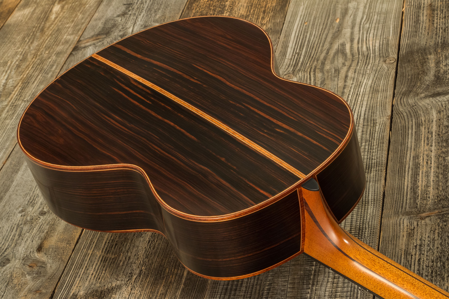 Lowden Custom Shop F50 Auditorium Sinker Redwood Macassar Ebony Eb #26347 - Natural - Folk-Gitarre - Variation 6