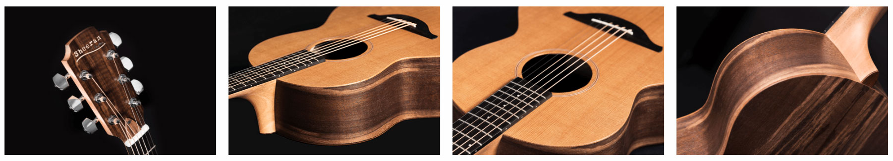 Sheeran By Lowden S01 Orchestra Model Cedre Noyer Eb +housse - Natural Satin - Westerngitarre & electro - Variation 2