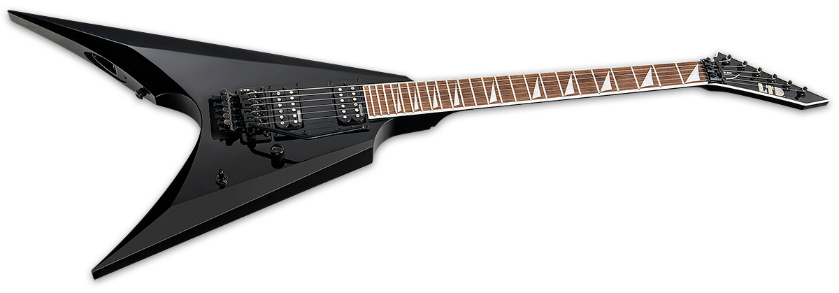 Ltd Arrow-200 Hh Fr Jat - Black - E-Gitarre aus Metall - Variation 1