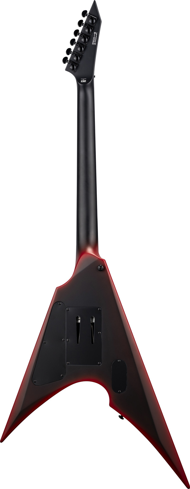 Ltd Arrow Black Metal Series Fr 1h Eb - Black Red Burst Satin - E-Gitarre aus Metall - Variation 1