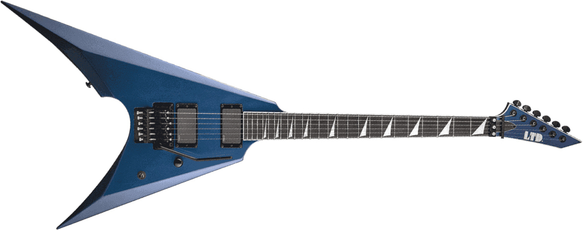 Ltd Arrow-1000 Hh Emg Fr Eb - Violet Andromeda - E-Gitarre aus Metall - Main picture