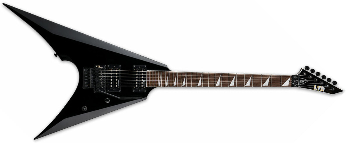 Ltd Arrow-200 Hh Fr Jat - Black - E-Gitarre aus Metall - Main picture
