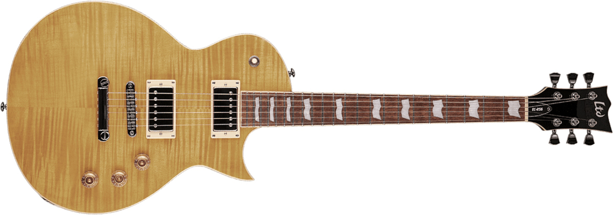 Ltd Ec-256 Hh Ht Jat - Vintage Natural - Single-Cut-E-Gitarre - Main picture