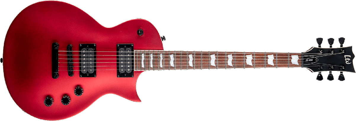 Ltd Ec-256 Hh Ht Jat - Candy Apple Red - E-Gitarre aus Metall - Main picture