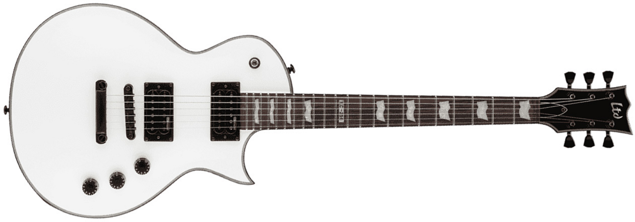 Ltd Ec-256 Sw - Snow White - Single-Cut-E-Gitarre - Main picture