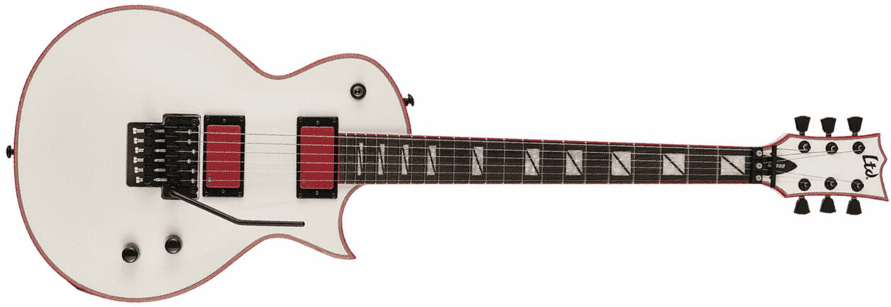 Ltd Gary Holt Gh-600 Signature Hh Fr Eb - Snow White - Single-Cut-E-Gitarre - Main picture