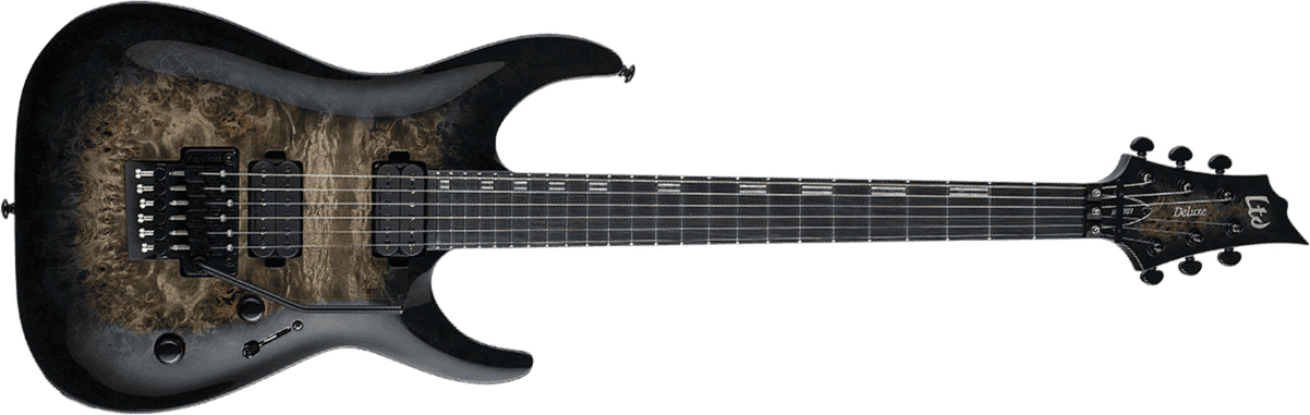 Ltd H-1001fr 2h Seymour Duncan Fr Eb - Black Natural Burst - E-Gitarre in Str-Form - Main picture