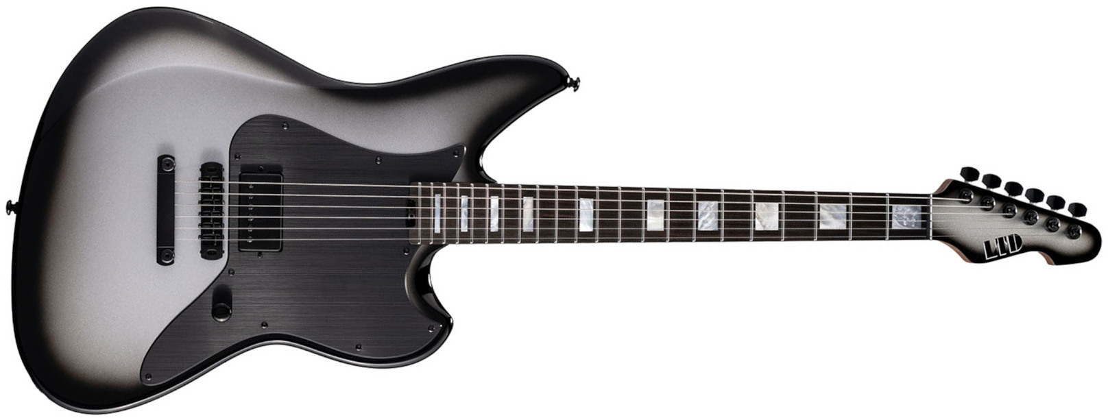 Ltd Jd-i Joe Duplantier Signature 1h Ht Eb - Silver Sunburst - Signature-E-Gitarre - Main picture