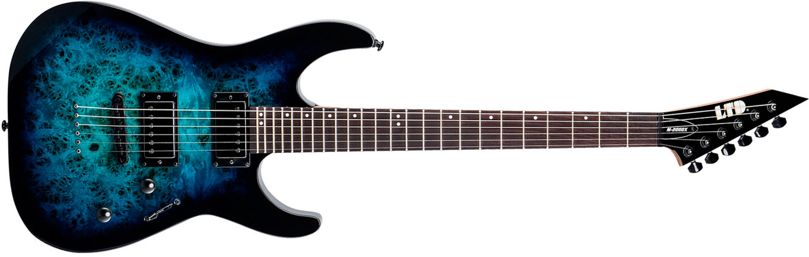 Ltd M200dx 2h Ht Rw - Blue Burst - E-Gitarre in Str-Form - Main picture