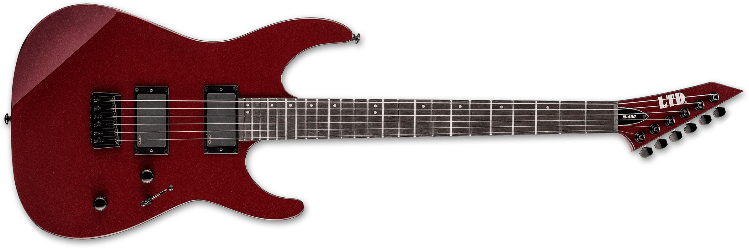 Ltd M400ht 2h Emg Ht Rw - Scarlet Metallic - E-Gitarre in Str-Form - Main picture
