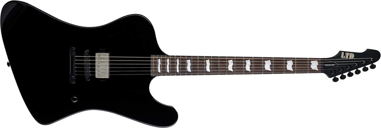 Ltd Phoenix 201 1h Ht Rw - Black - Retro-Rock-E-Gitarre - Main picture