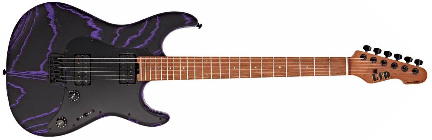 Ltd Sn1000ht 2h Seymour Duncan Ht Eb - Purple Blast - E-Gitarre in Str-Form - Main picture