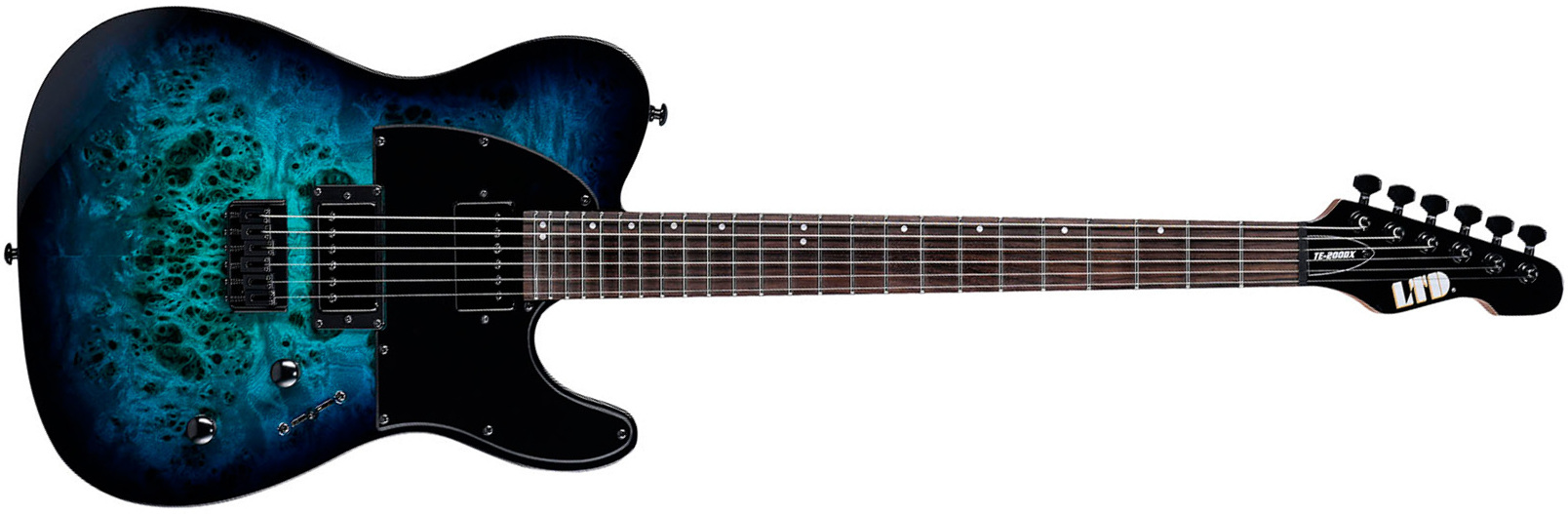 Ltd Te200dx 2h Ht Rw - Blue Burst - E-Gitarre in Teleform - Main picture