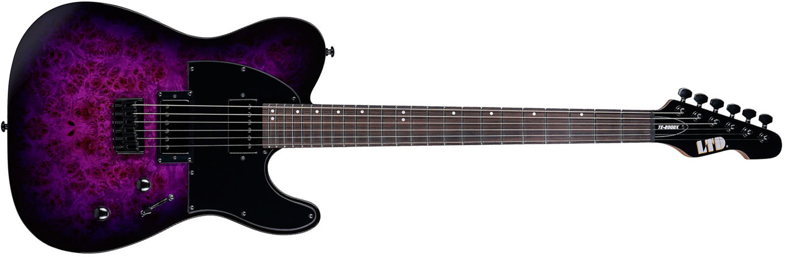 Ltd Te200dx 2h Ht Rw - Purple Burst - E-Gitarre in Teleform - Main picture