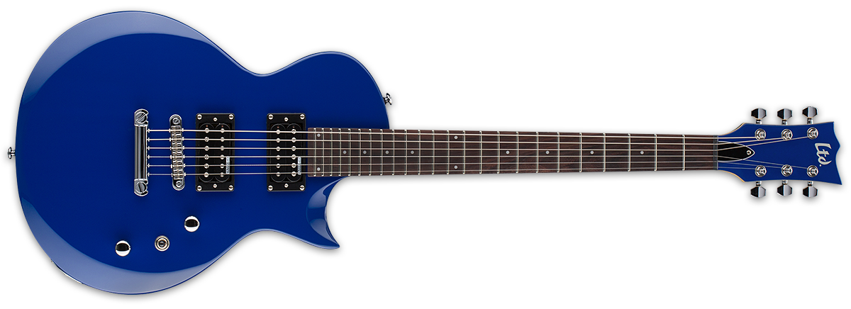 Ltd Ec-10 Kit Hh Ht Rw +housse - Blue - E-Gitarre Set - Variation 1