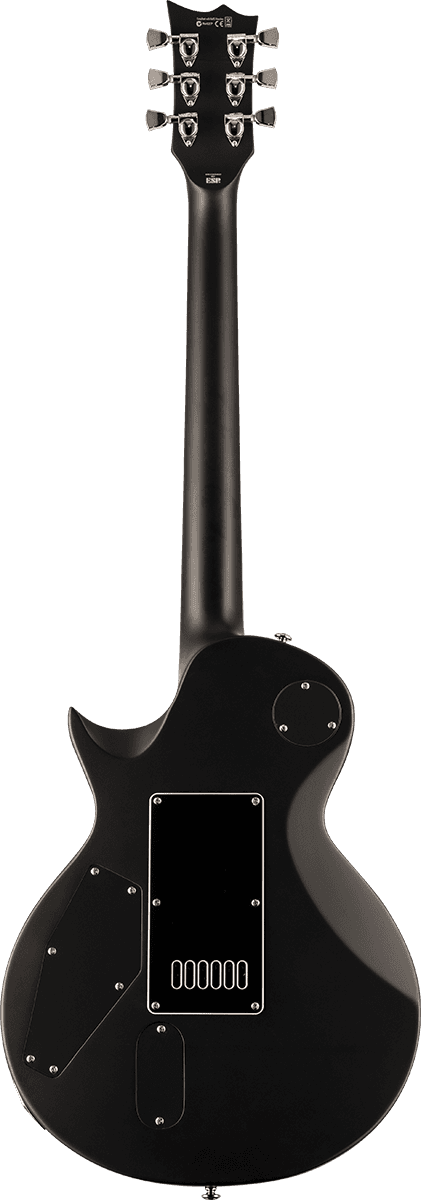 Ltd Ec-1000 Evertune Hh Emg Ht Eb - Black Satin - E-Gitarre aus Metall - Variation 1