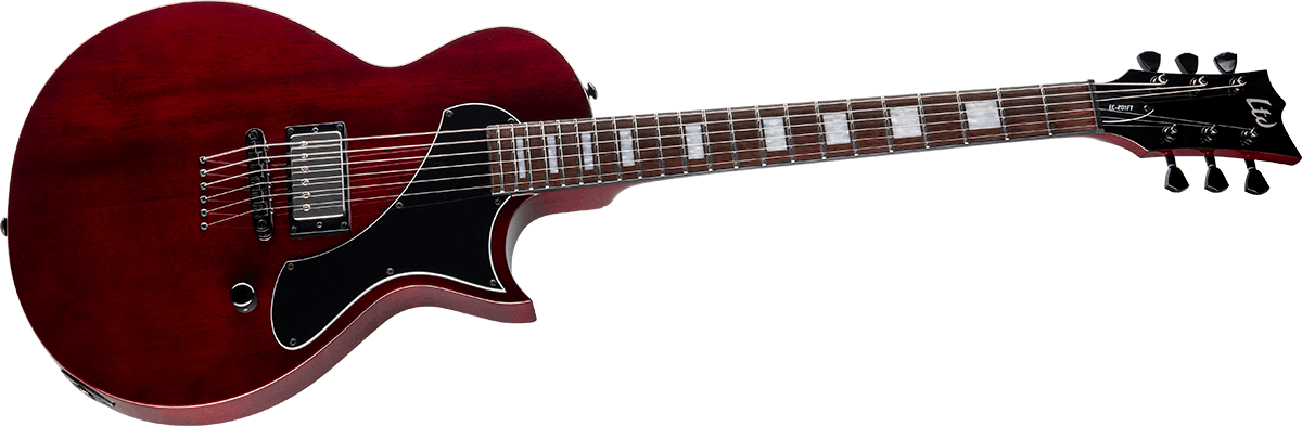 Ltd Ec-201 1h Ht Jat - See Thru Black Cherry - E-Gitarre aus Metall - Variation 2