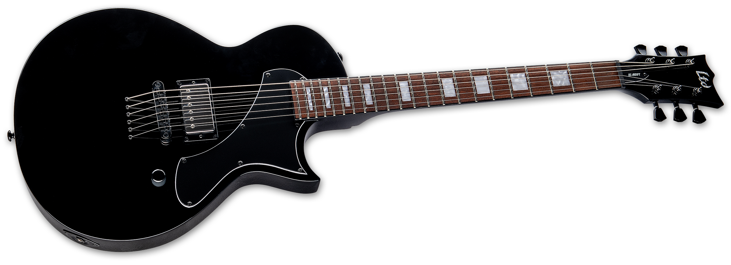 Ltd Ec-201 1h Ht Jat - Black - E-Gitarre aus Metall - Variation 2